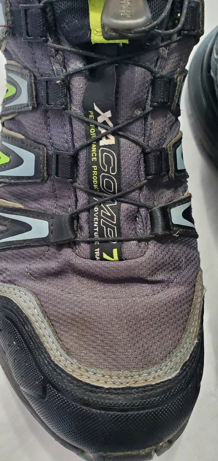 Scarpa da trekking Salomon XA Comp 7 grigio nero uomo taglia 10 5