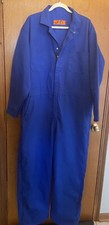 RED KAP VINTAGE BLUE COVERALLS JUMPSUIT ROCKABILLY MECHANIC SZ. 50 REG. VGC