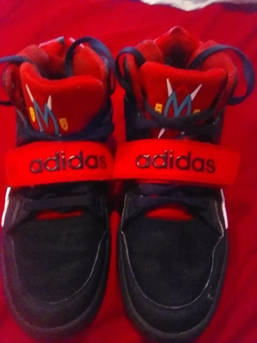 Adidas Men Mutombo TR Block G98038 Red Black Basketball Shoes Size
