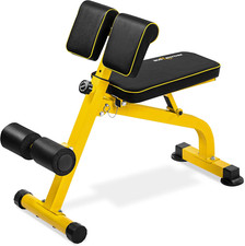 BODYRHYTHM Compact Adjustable Weight Bench for Full Body Strength Training, Ab/B