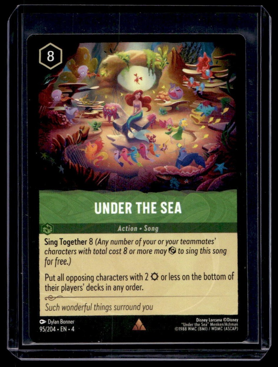 under the sea lorcana card Under the Sea - Ursula's Return [RARE NORMAL]