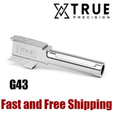 True Precision X-Fluted Match Grade 9mm Barrel for Glock 43 -Stainless Steel