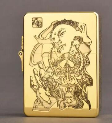 ZORRO 915s Rare Armor Shield Deep Carved Copper Brass Windproof Kerosene Lighter