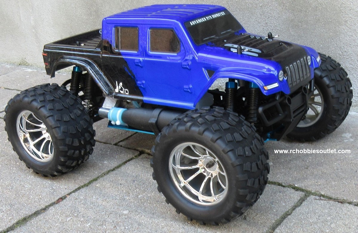 RC Nitro Gas Monster Truck HSP 1/10 Car 4WD RTR with Pivot Ball