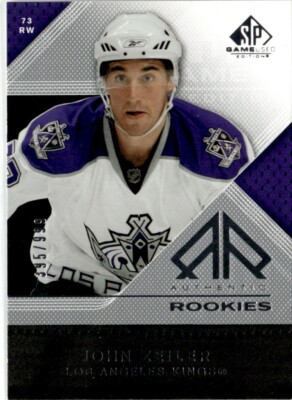2007-08 SP Game Used John Zeiler Rookie 395/999 Los Angeles Kings #145 RC