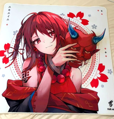 Yuki Aim ONI White Mouse Pad YUKIPAD LIMITED 2022 DROP 1 Yuki Aim ONI White Mouse Pad YUKIPAD LIMITED 2022 DROP 1