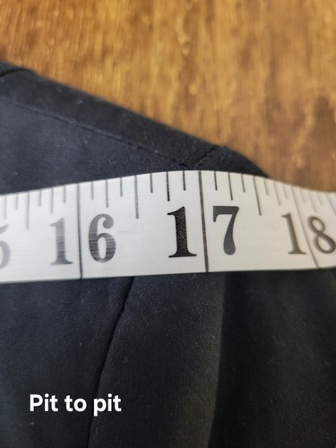 All Saints Mens Stafford Black Jacket Blazer 100% Cotton Size 38 - Picture 16 of 17