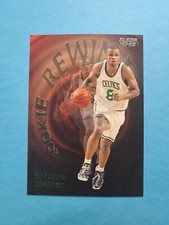 ANTOINE WALKER 1997-98 FLEER ROOKIE REWIND BASKETBALL CARD # 10 G6119. rookie card picture