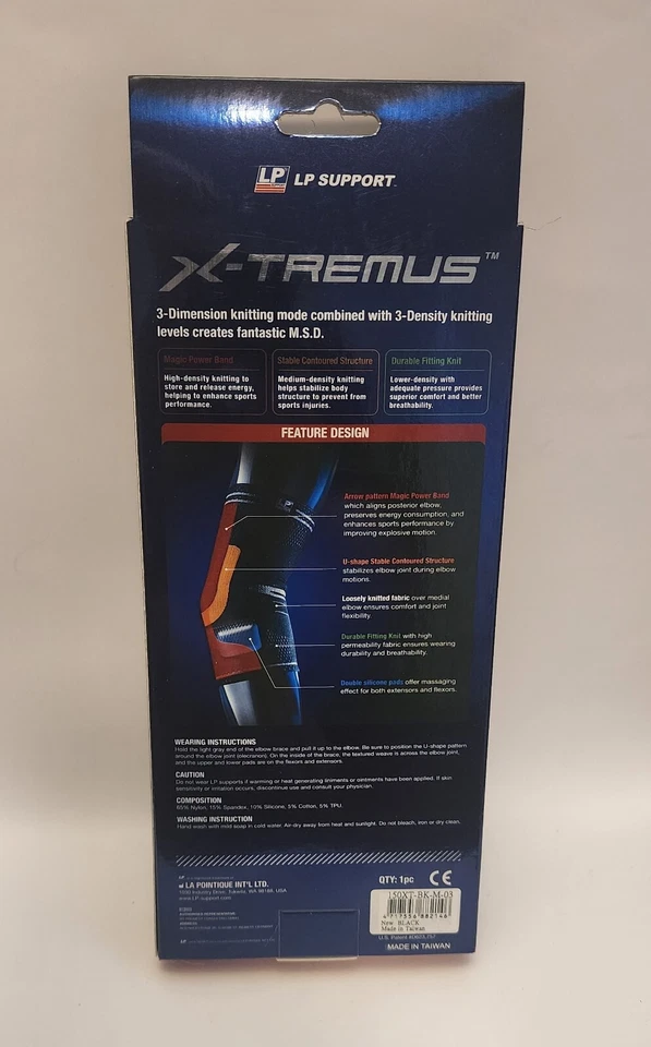 X-tremus - Soporte de codo 1.0 - Talla XL - Soporte LP - Negro - 150 XT - Nuevo Foto 2 de 3