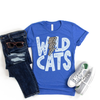 Wildcats Leopard Spirit Tee