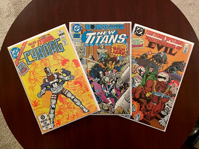 Tales of the New Teen Titans #1 New Titans Annual #8 & Teen Titans Spotlight #11