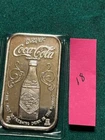 Coca-Cola Very Rare 1 oz silver bar for Selma-Rolla Missouri Test Bar #18