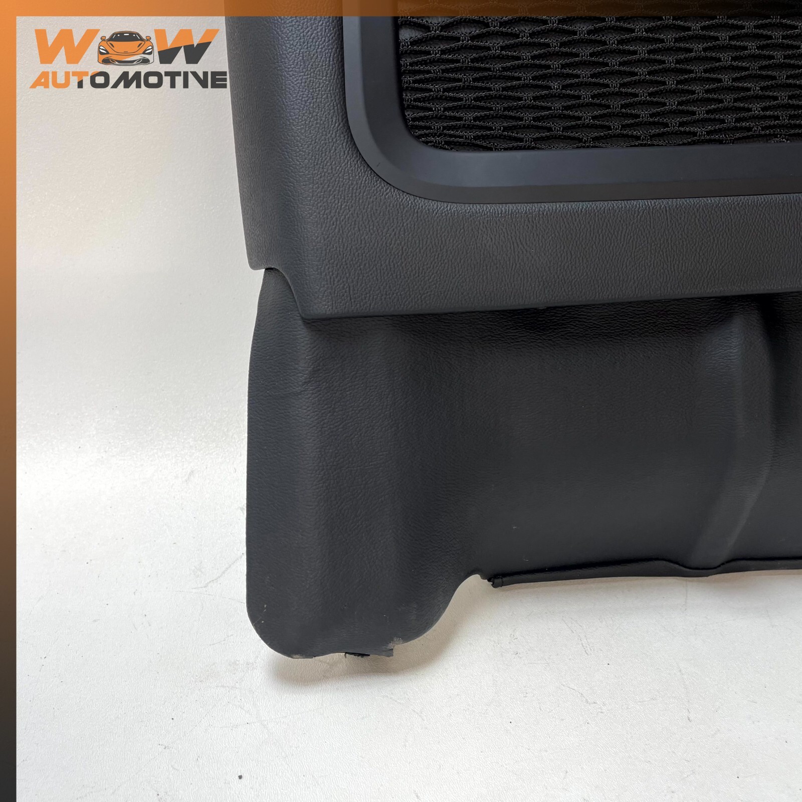 14-17 MASERATI GHIBLI FRONT LEFT DRIVER SIDE SEAT BACK COVER BLACK OEM