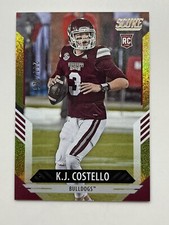 2021 Score Rookies Dots Gold #391 KJ Costello /225 Mississippi State Card