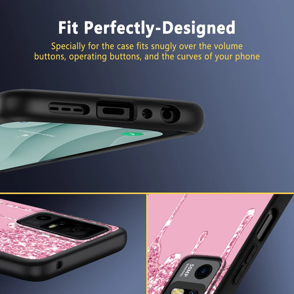 Phone Case For TCL 40 50 XL 501 503 T-Mobile Revvl 7 Girl Gorgeous Printed Cover