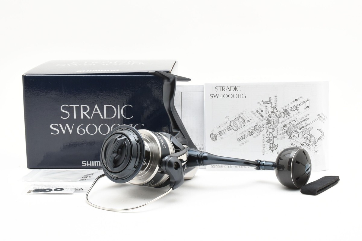 20 STRADIC SW6000 HG ストラディック SHIMANO Shimano 20 Stradic SW 6000HG Spinning Reel Mint From JAPAN