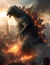 "Godzilla" Giclée Fine Art Print Limited to Only 20 Hand-Numbered Copies