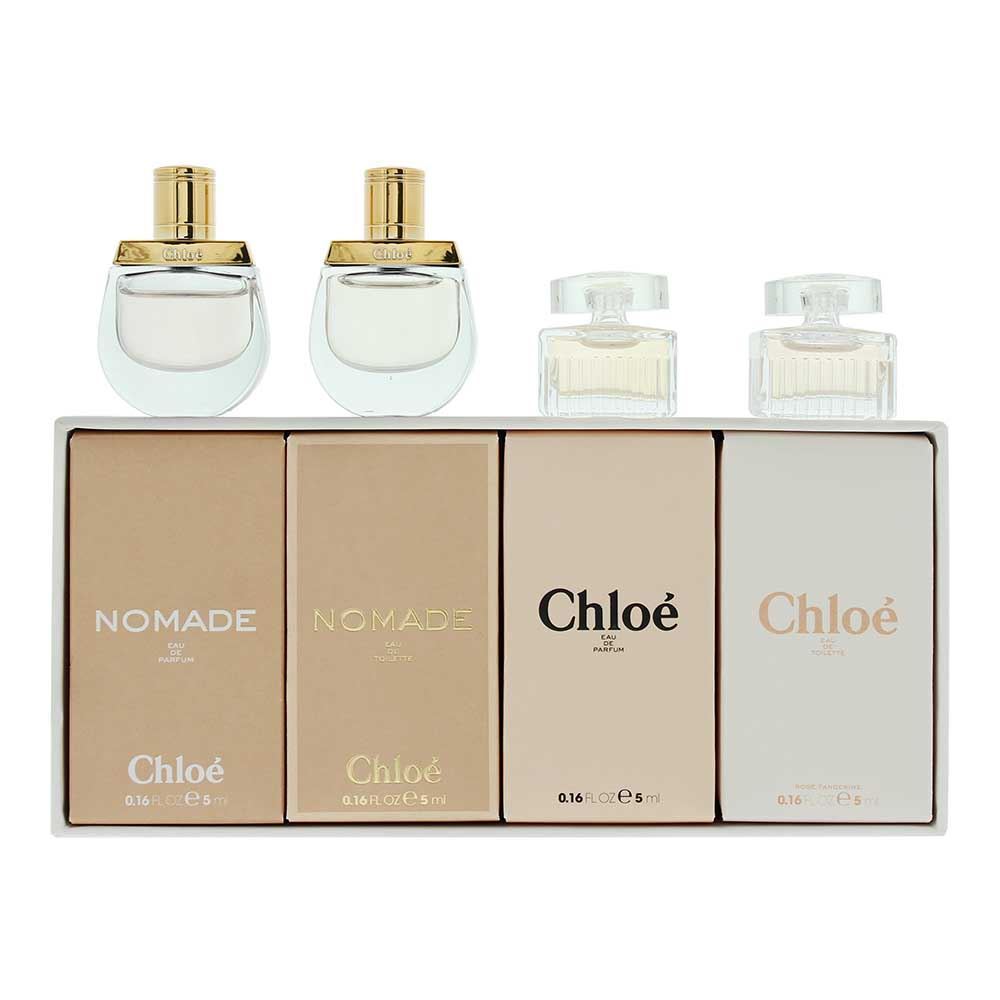 Chloe 4 Piece Gift Set: Chloe Nomade EDP 5ml - Chloe EDP 5ml For