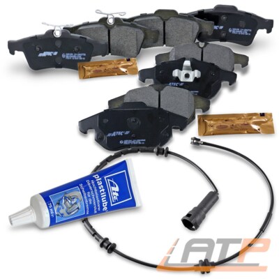 SATZ BREMSBELÄGE VORNE + HINTEN + PLASTILUBE FÜR OPEL SIGNUM VECTRA C SAAB 9-3