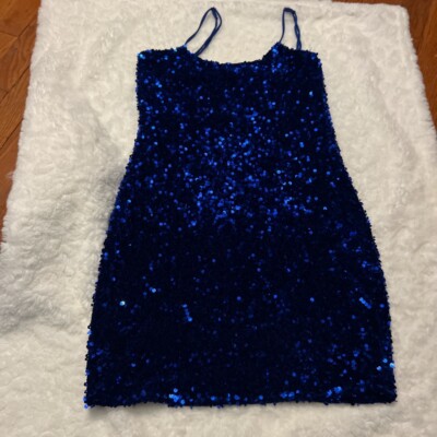 Lucy in the Sky blue sequin dress | eBay