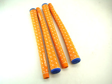  4 Champkey X Rubber Golf Grips Orange
