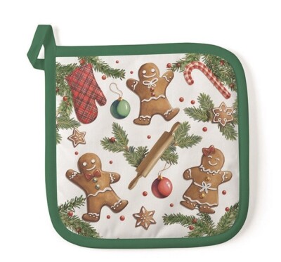 Topflappen GINGERBREAD COOKIES by Ambiente | Lebkuchenmann, Weihnachten