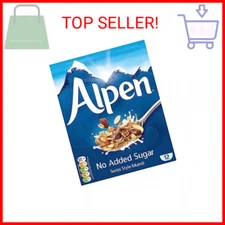 Alpen Muesli Cereal, No Sugar Added, 14 Ounce (Pack of 2)