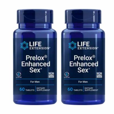 2 PACK Life Extension Prelox Enhanced Sex for Men Sexual Supplement 60 Tablets