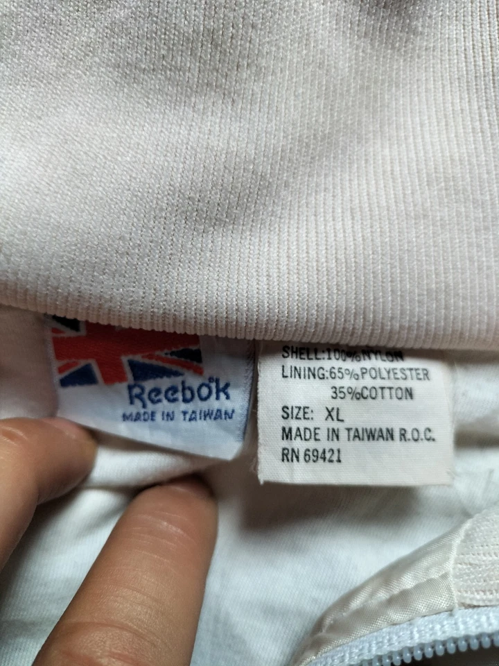 Reebok Vintage Veste Année 90 XL Tennis, Chang, Sanchez - Photo 3/4