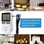 thumbnail 2  - Digital Thermostat Outlet Plug Temperature Controller Heating Cooling with Probe