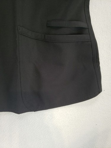 Scrubstar Ethical Fabric Scrub Top Solid Black Women's Size 2XL NWT - Picture 5 of 14