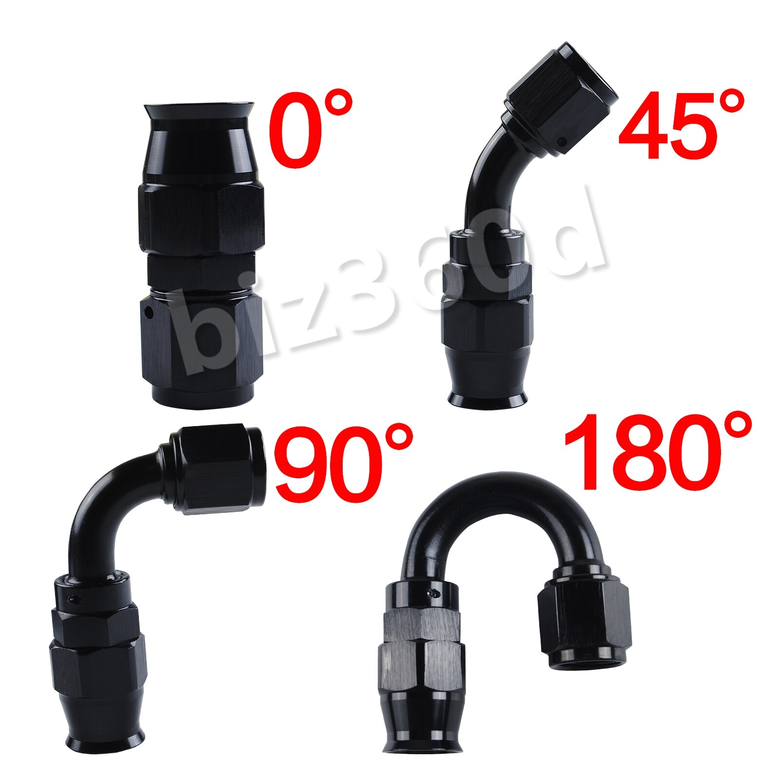 16FT 10AN Stainless Steel Nylon Braided Gas/Oil/Fuel Hose Line End Fitting Kit E - Foto 7