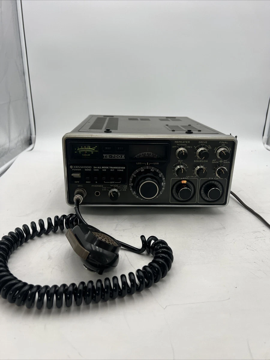 Transceptor Kenwood Trio TS-120V Para Radioaficionados HF - 10W, Funciona, Estado Usado
