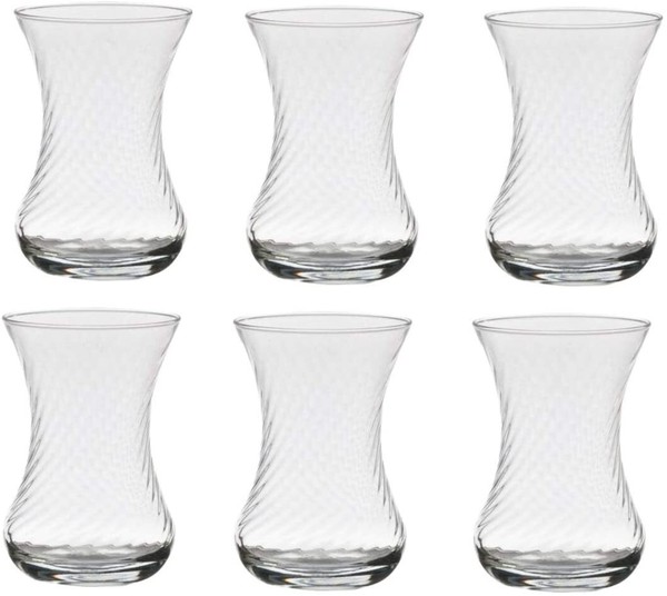 TüRkische TeegläSer Incebel Optik 130Cc, 6Er Pack GläSer-Set Von Pasabahce-image