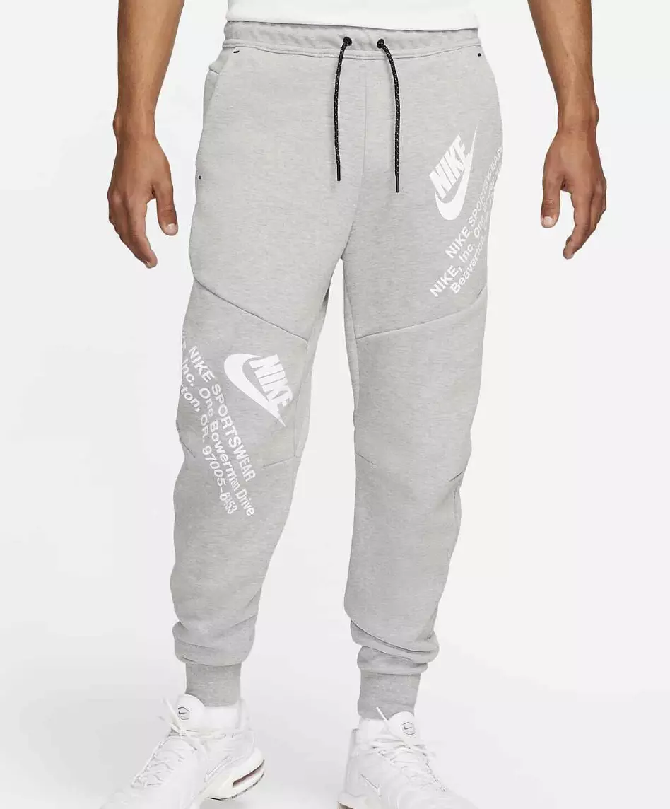 MENS NIKE TECH FLEECE GRAPHIC FLEECE JOGGERS PANTS SIZE S (DM6480