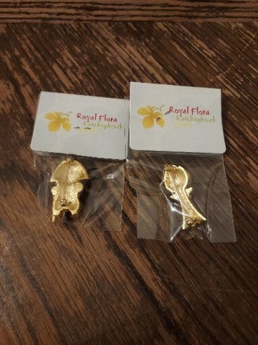 Royal Flora Ratchaphruek Pins Lot Of 2 - Picture 4 of 4