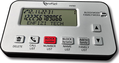 ENF860 Call Blocker for Landlines - Block Spam Calls by Number & Name