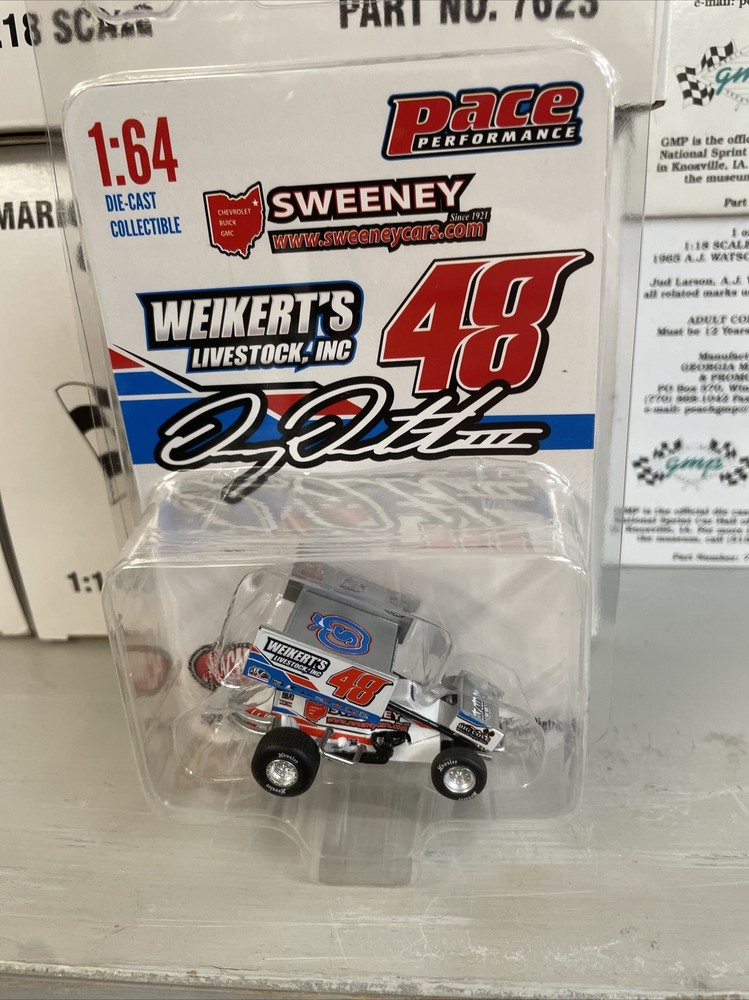 Winged Sprint Car #48 Danny Dietrich Gary Kauffman Racing 1/64 Diecast Model Car