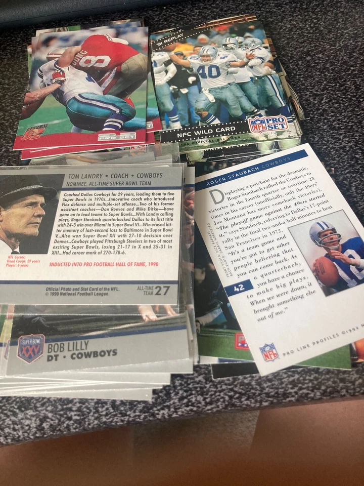 1990-93 DALLAS COWBOYS TEAM PRO SET CARDS YOU PICK! - Image 2 of 2