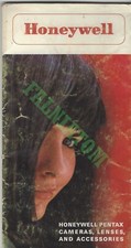Vintage Honeywell Pentax Cameras, Lenses  Accessories Catalog