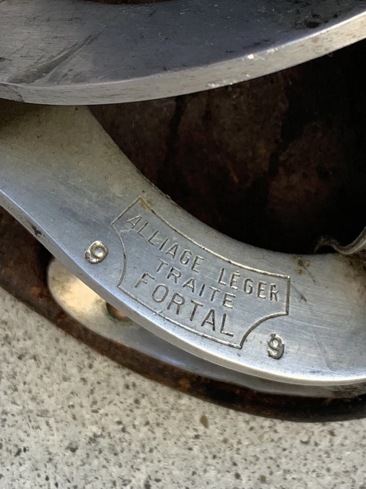 Sillín de cuero vintage IDEALE 90 REBOUR “Swallow” rieles planos de aleación y poste de 27,2 mm Foto 3 de 4