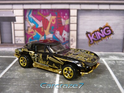 1999 Hot Wheels X-Ray Cruiser Series Black Corvette Stingray Loose 1:64 D4