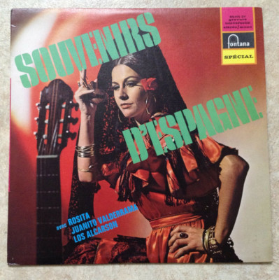 33T Rosita & Juanito VALDERRAMA & Los ALCARSON Vinyl LP 12'' SOUVENIRS OF ESPAIN