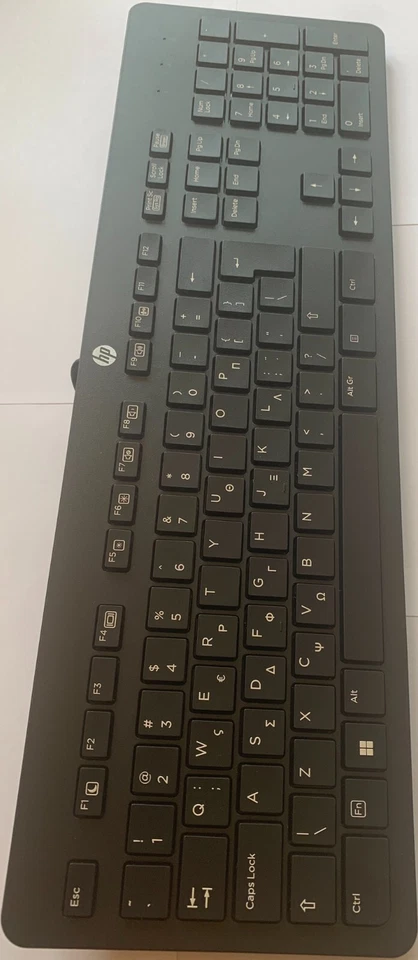 HP Greek Keyboard USB Greek Bilingual Computer Language Keyboard layout - Image 3 of 4
