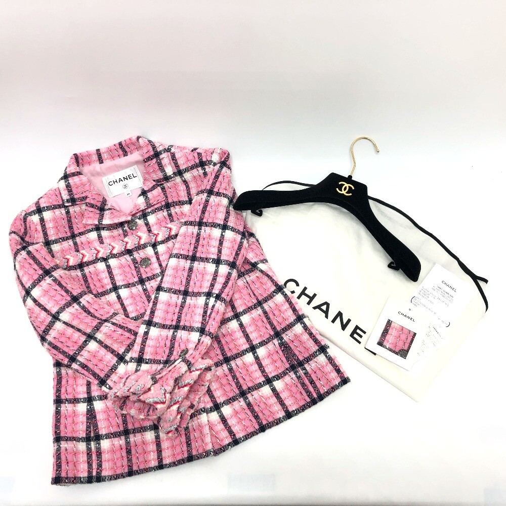CHANEL P77302 24S CC Mark button Apparel Tops Outerwear Long