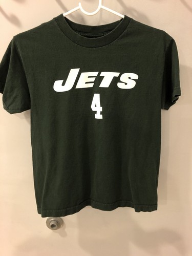 Brett Favre New York Jets Green Reebok Youth Shirt Size Medium - Picture 2 of 2