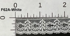 Vintage French Val Lace. Cotton.  Selection 4 - Made in France, Price per Yard.