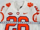 2017-22 Clemson Tigers #26 Game Issued Pos Used White Jersey Football NP R 38 99 — photo 3