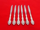 Set of 6 Gorham Sterling Silver La Scala Steak Knives SC-8