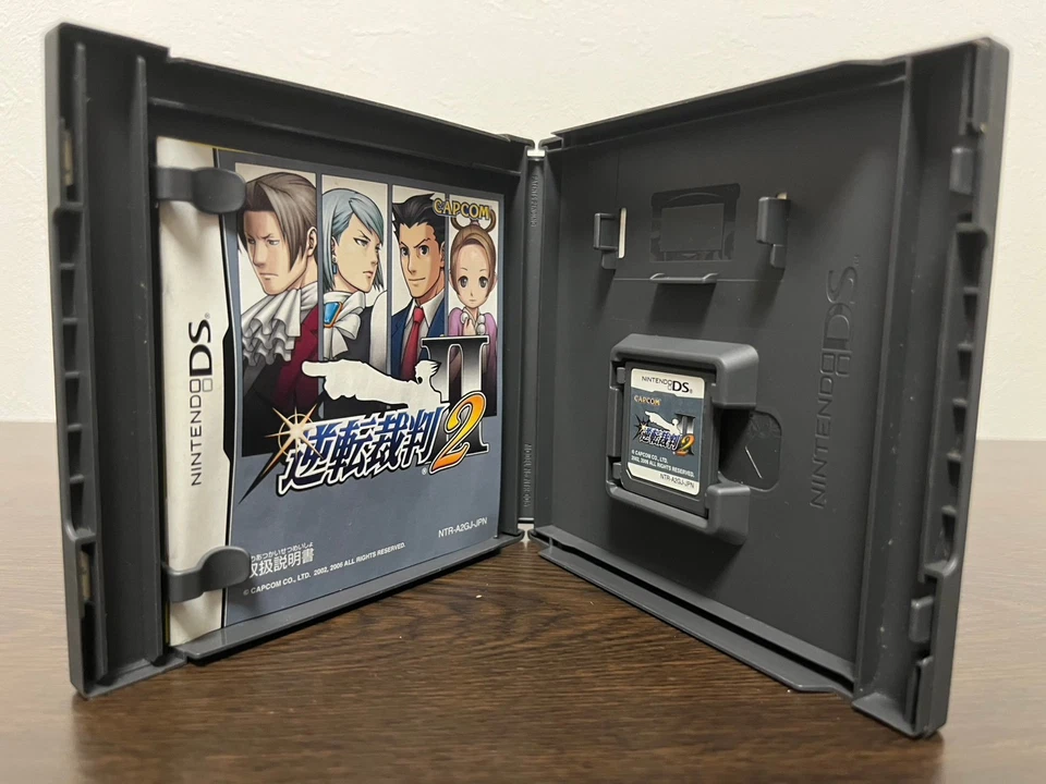 Ace Attorney Gyakuten Saiban 1 2 3 4 set Nintendo DS NDS Japanese ver Tested - Image 4 of 4